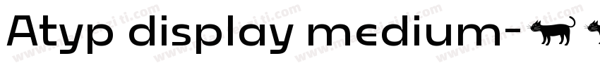 Atyp display medium字体转换